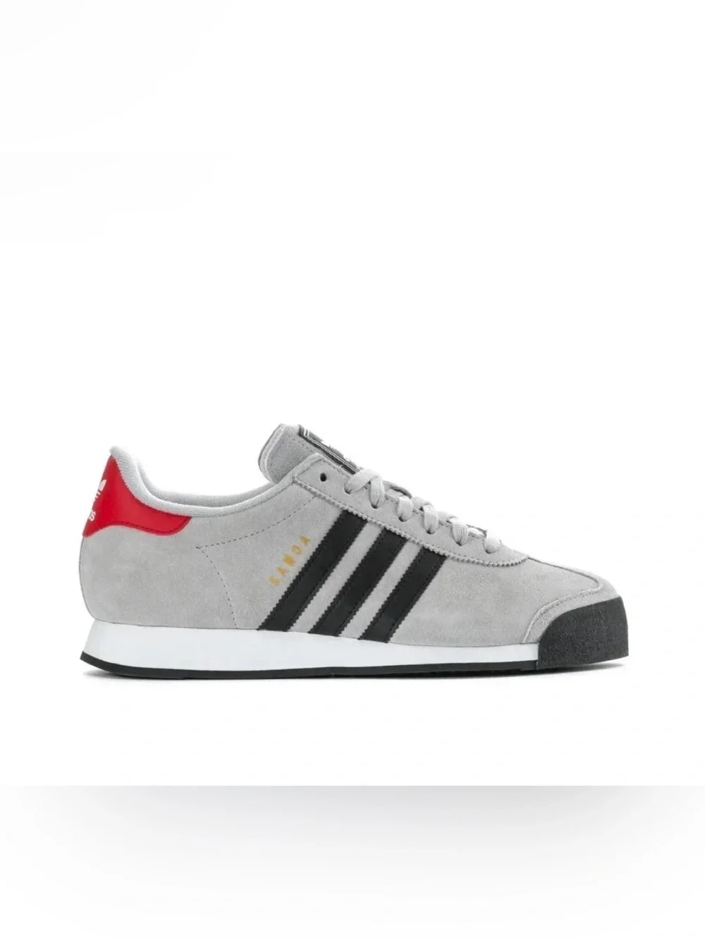 ADIDAS Samoas Men's Size 8.5M Sneakers Grey Black Scarlet JR3777, NEW IN BOX